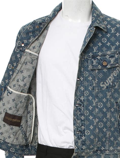 louis vuitton x supreme jacquard washed denim